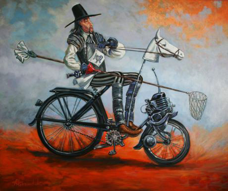 «Хитромудрий ідальго». 2014. Полотно, олія